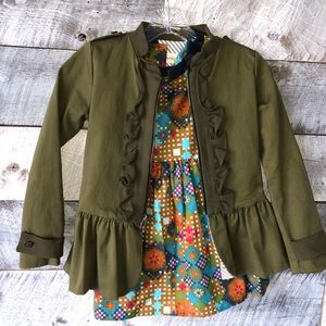 Persnickety Military Jacket and Top Set